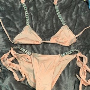 Crystal bikini 85% polyester 15% spandex